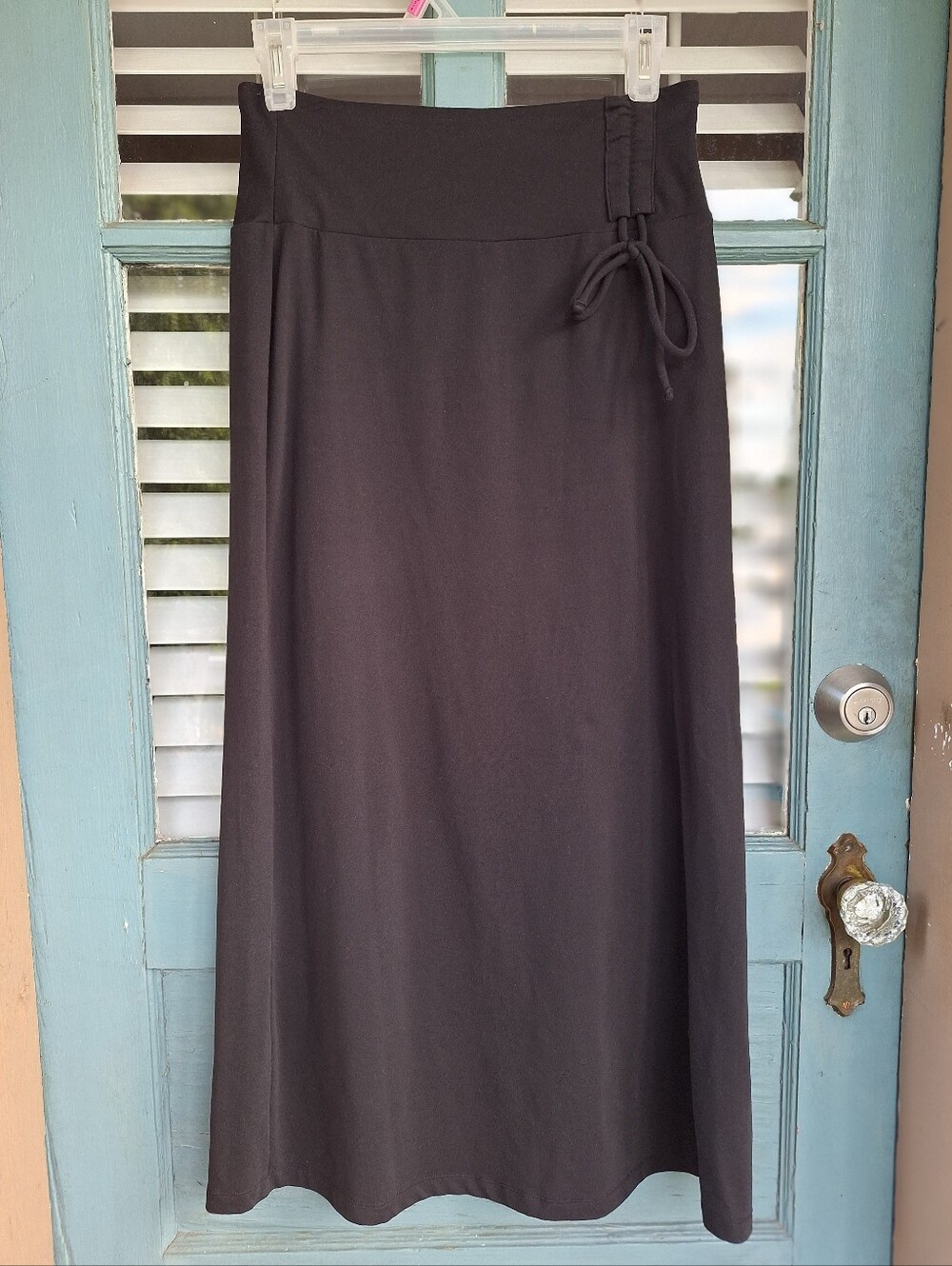 North Face Women's sz XS maxi stretch skirt black
